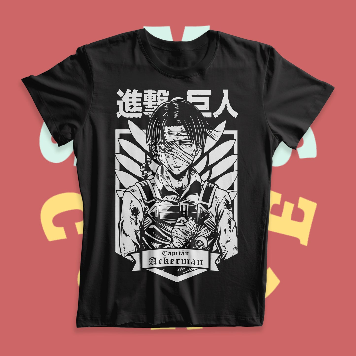 Polera Attack on Titan - Levi