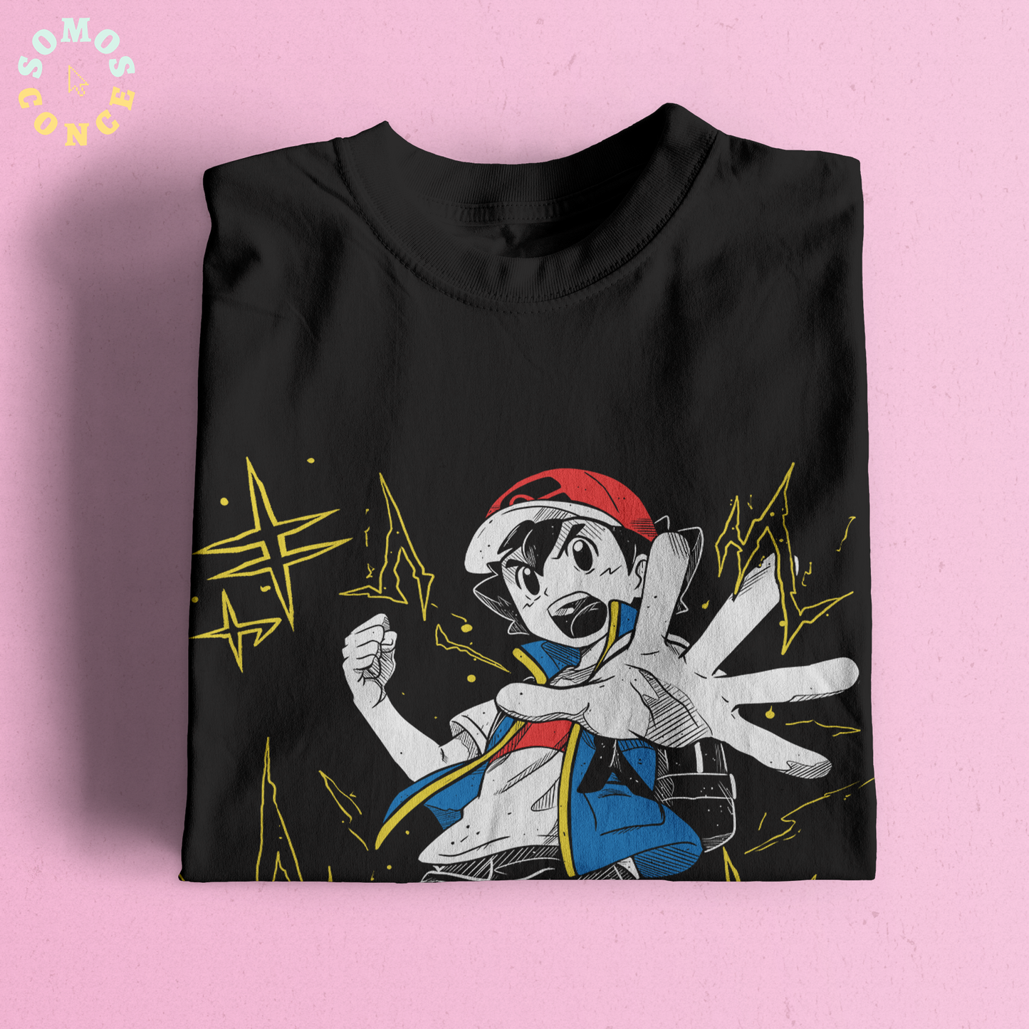 Polera Pokémon - Ash campeón