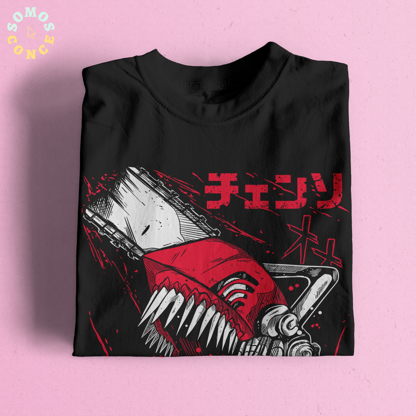 Polera Chainsaw Man - Denji Motosierra