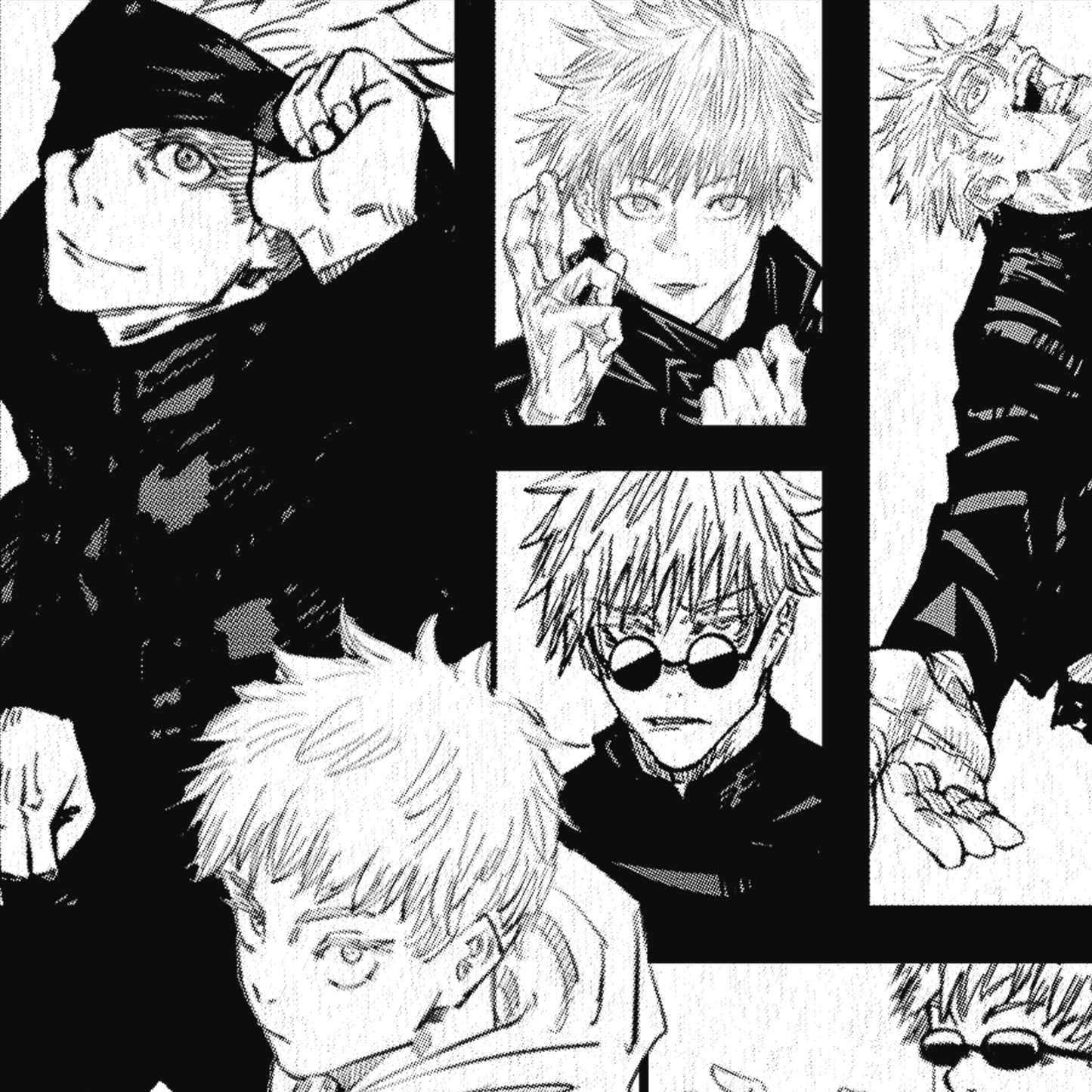 Polera Jujutsu Kaisen - Gojo Panels